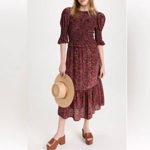 Sea New York Ilana Ikat midi dress, new with tags
